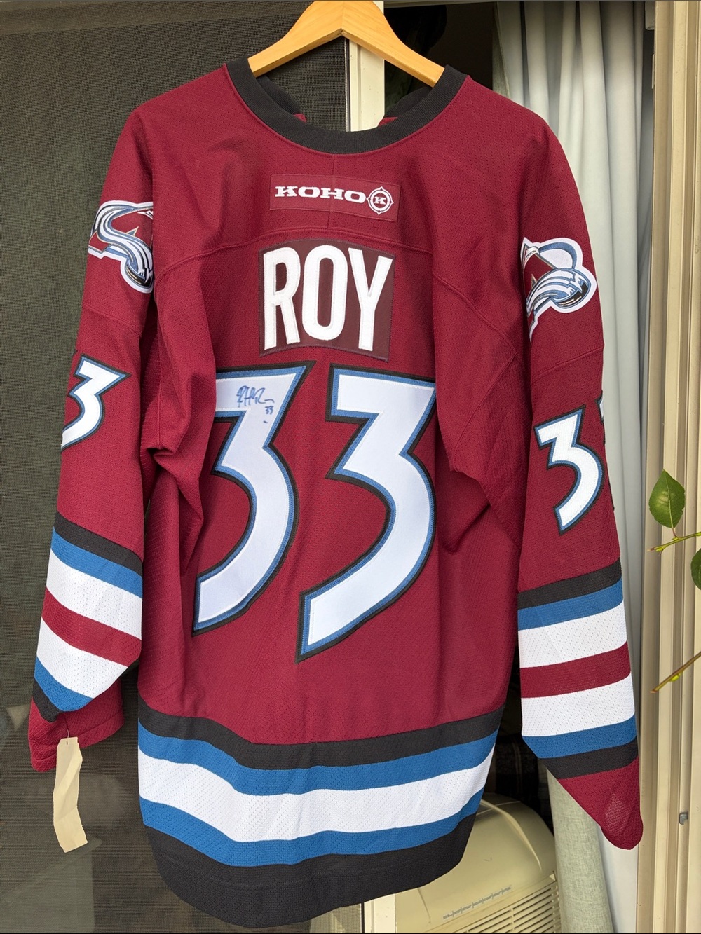 Patrick Roy autographed Vintage Goalie jersey.